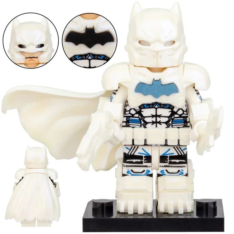 Batman (XE Suit Silver) Custom DC Superhero Minifigure1