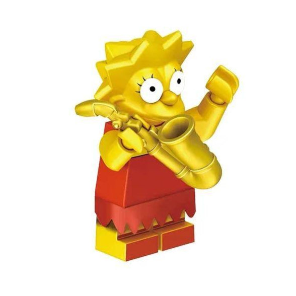 Lisa Simpson Custom The Simpsons Minifigure