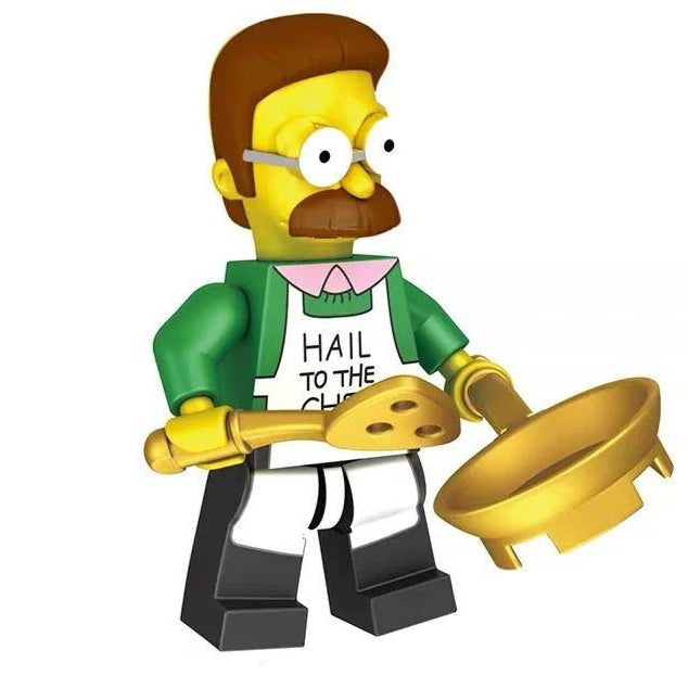 Ned Flanders Custom The Simpsons Minifigure1