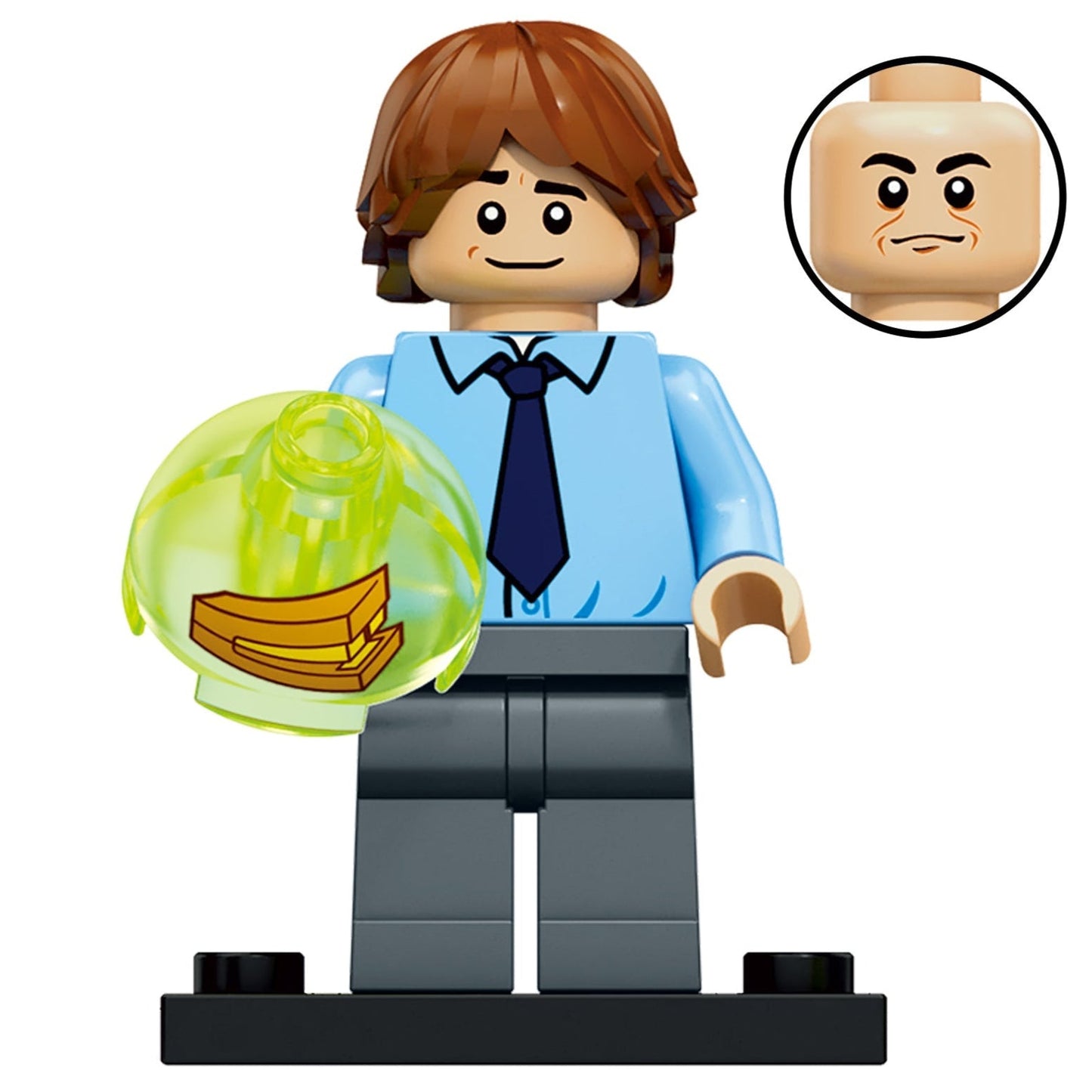 Jim Halpert Custom The Office Minifigure1