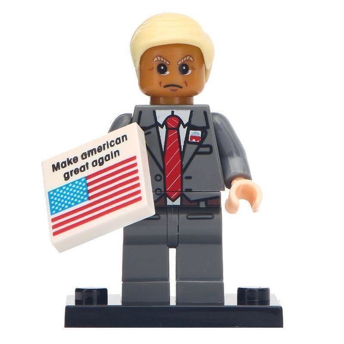 Donald Trump Minifigure American President1
