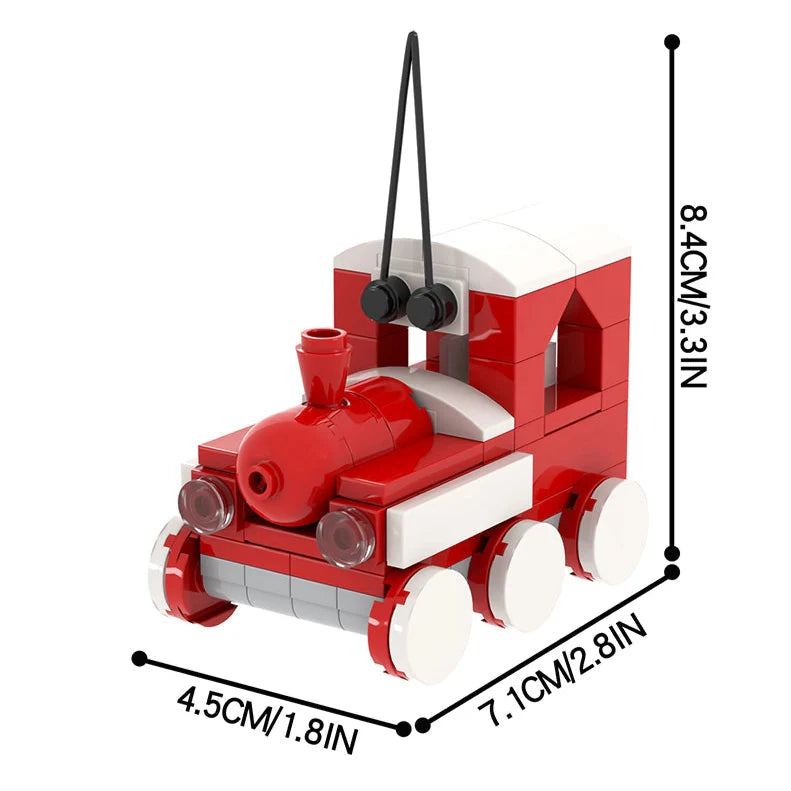 Christmas Train Ornament MOC2