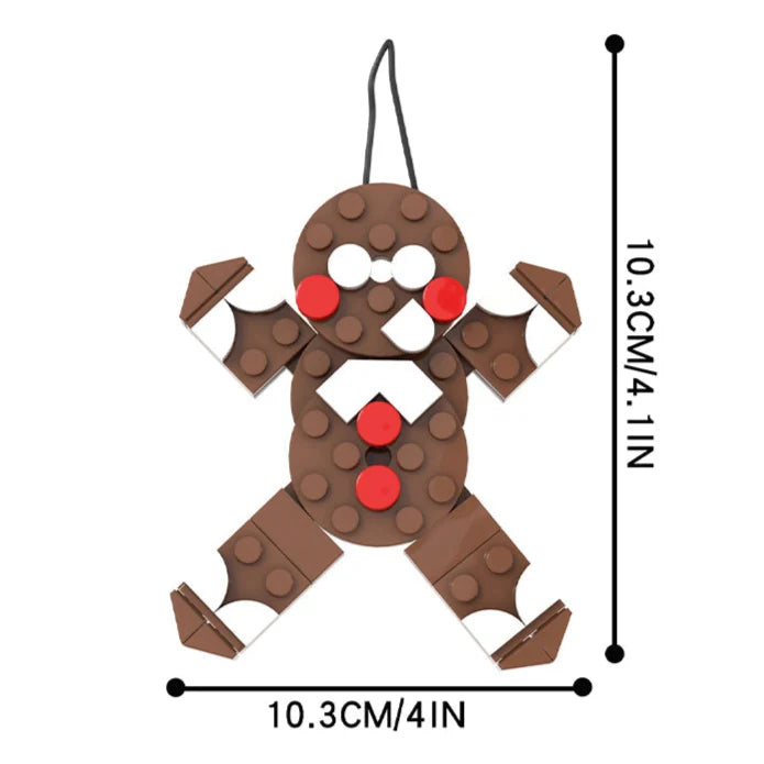 Gingerbread Man Christmas Ornament MOC2