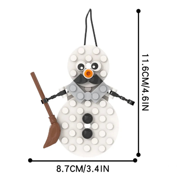 Christmas Snowman Ornament MOC