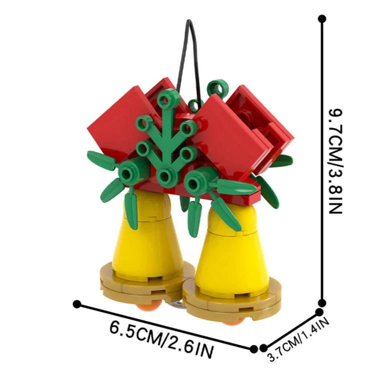 Christmas Jingle Bells Ornament MOC