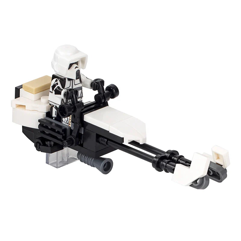 Scout Trooper Speeder Bike Star Wars MOC4