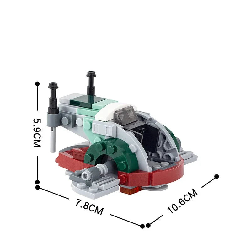 Slave I Craft Custom Star Wars MOC6