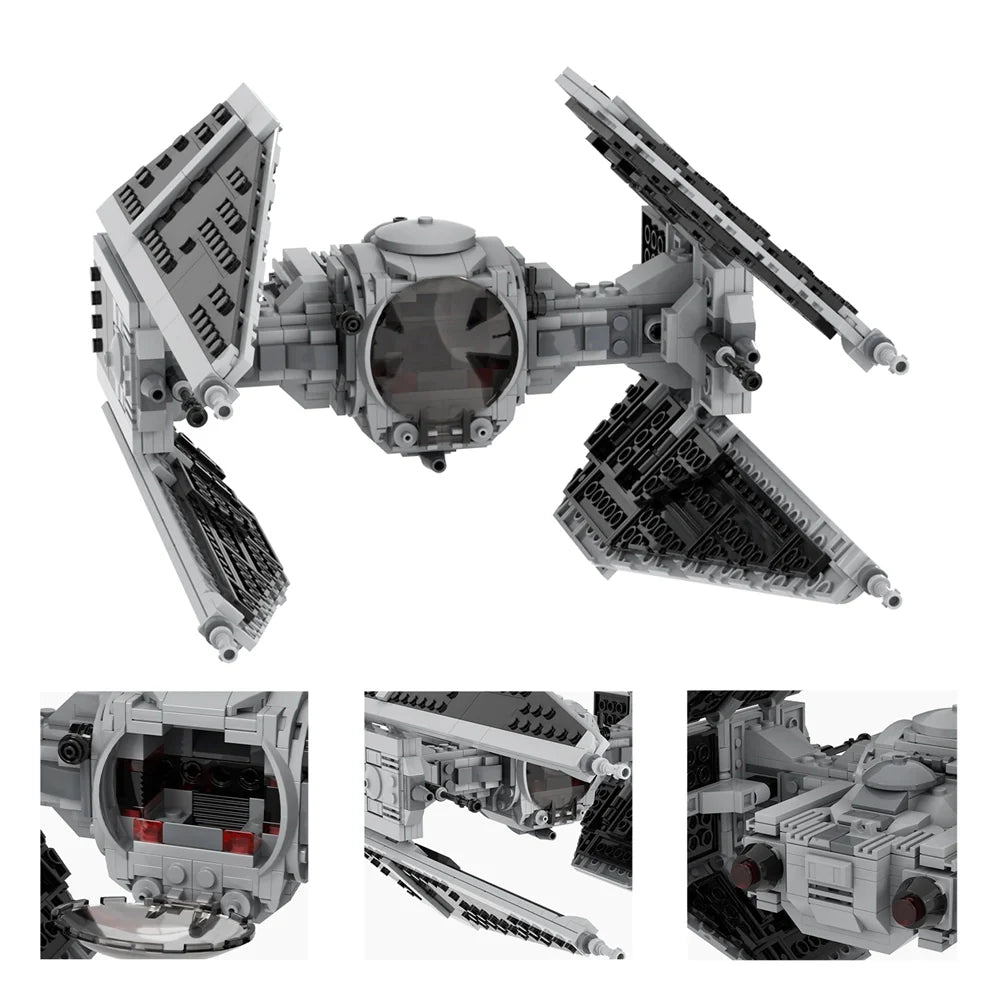 TIE Interceptor Custom Star Wars MOC6