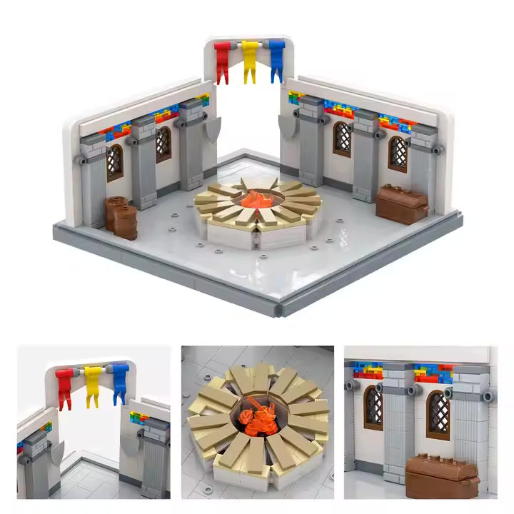 Knights of the Round Table Chamber Custom Medieval Military MOC
