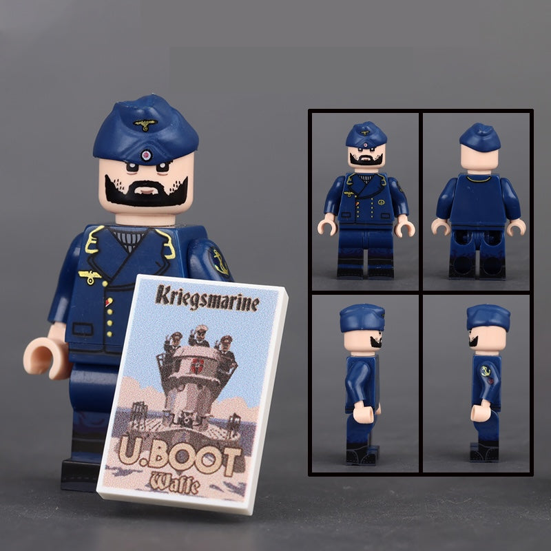 WW2 German Kriegsmarine U-Boat Corporal Custom Military Minifigure1