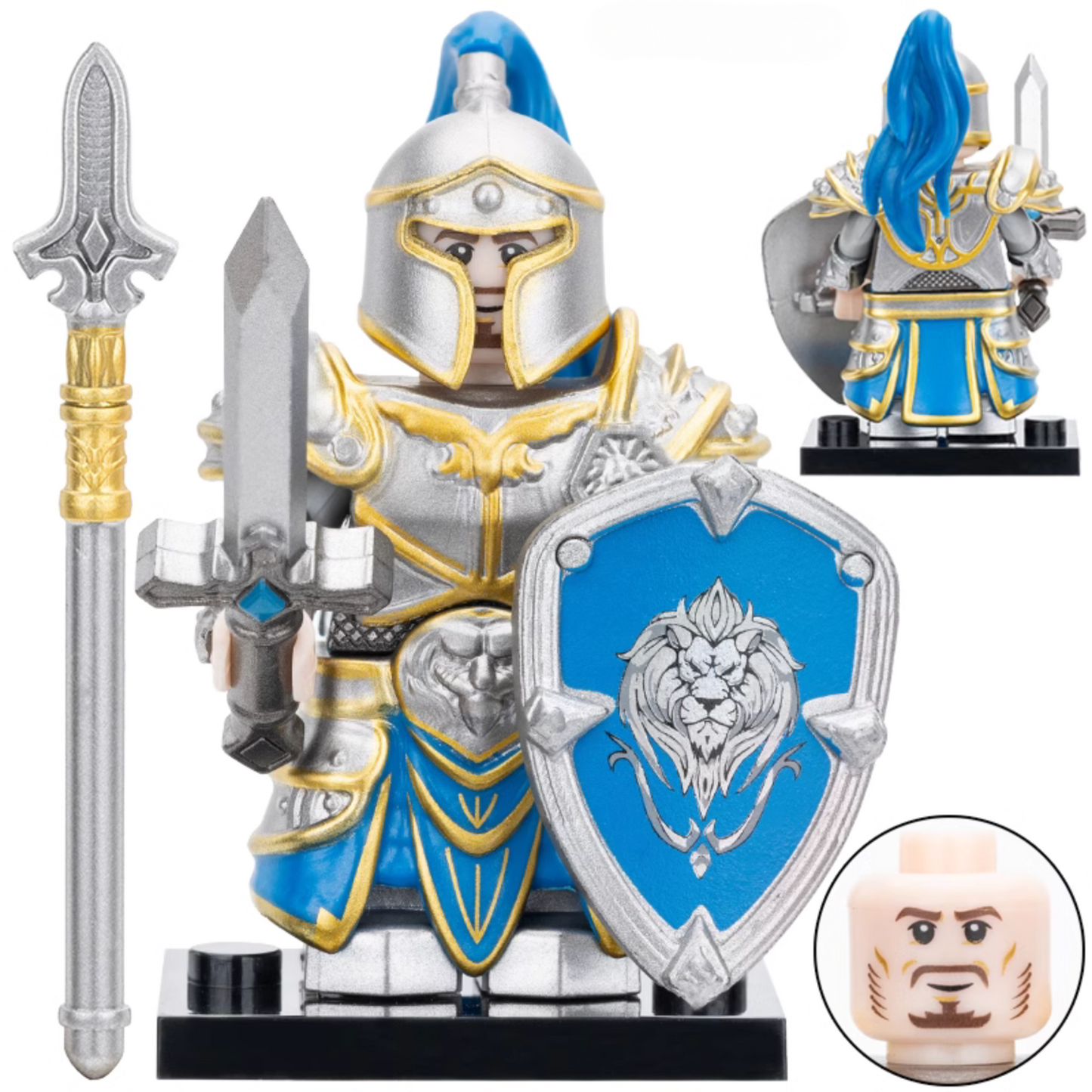 Stormwind City Guard Custom World of Warcraft Minifigure1