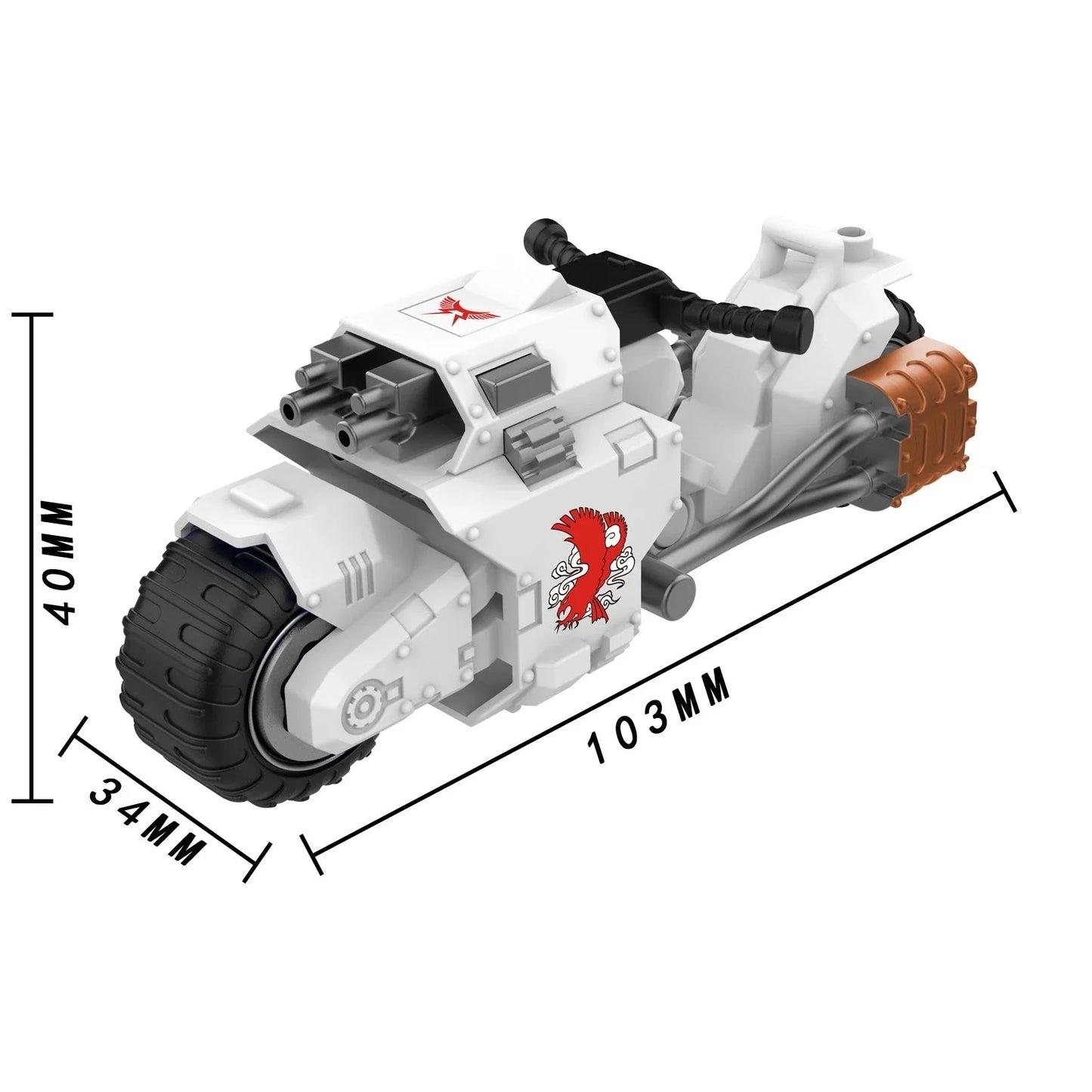White Scars Space Marine Outriders Warhammer 40K Minifigure2