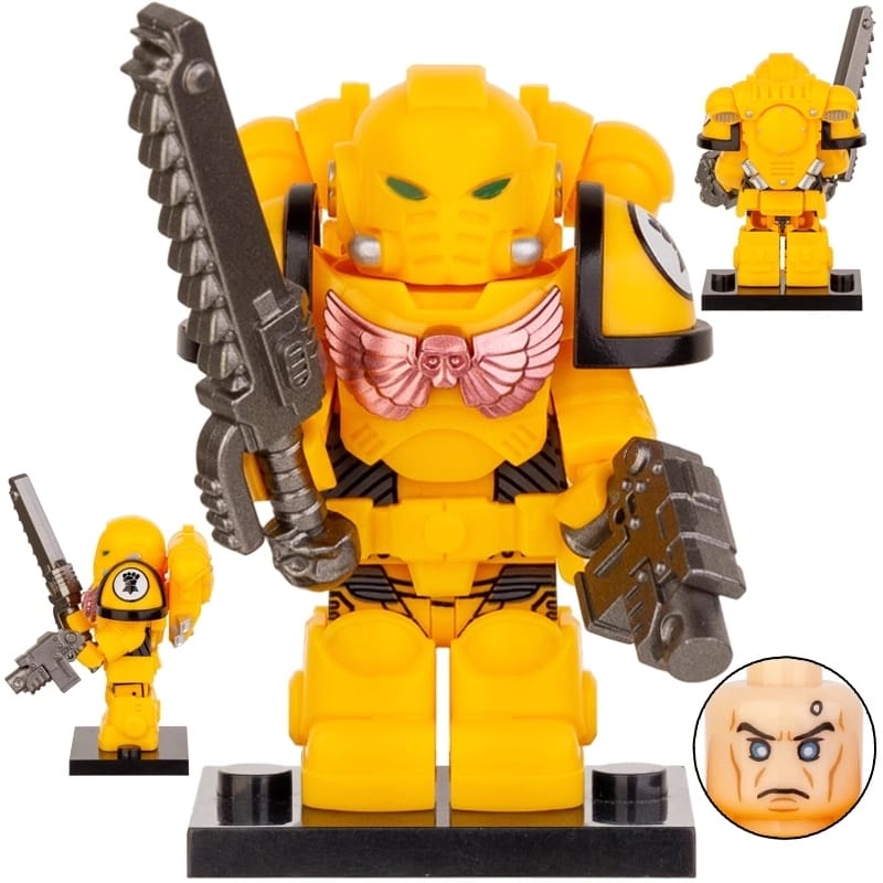 Imperial Fists Space Marine Warhammer 40K Minifigure1