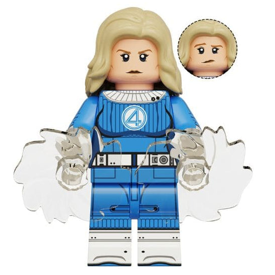 Invisible Woman (First Steps) Custom Marvel Superhero Minifigure1
