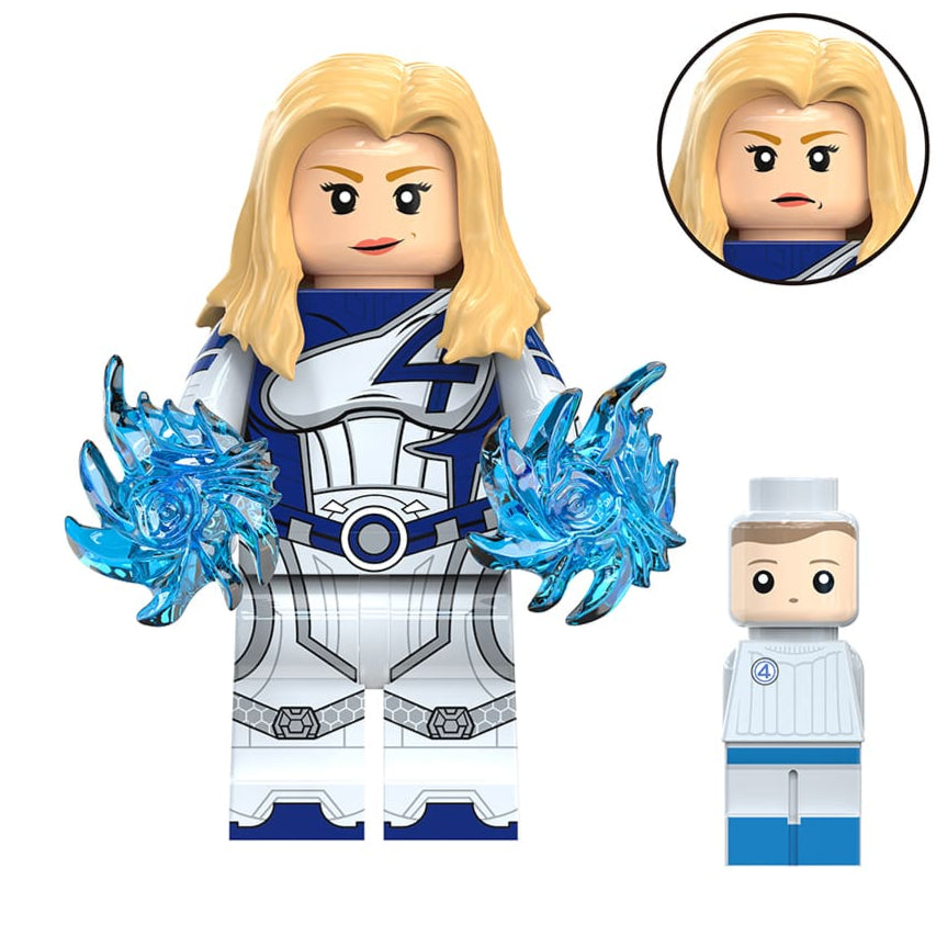 Invisible Woman (Marvel Rivals) Custom Marvel Superhero Minifigure1