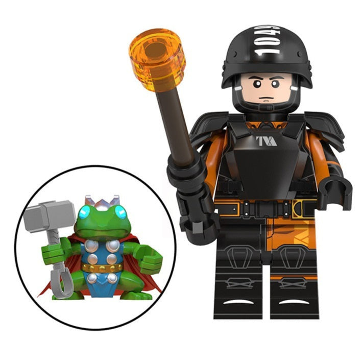 TVA Agent Custom Marvel Superhero Minifigure1