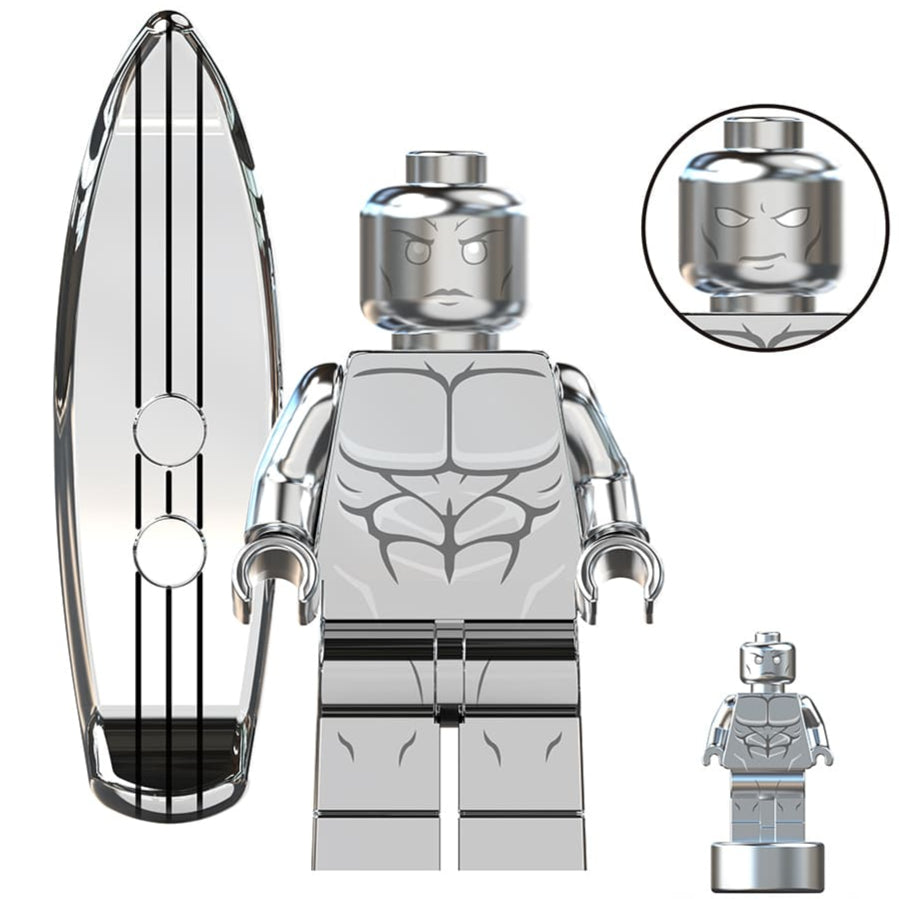 Silver Surfer (Rise of the Silver Surfer) Custom Marvel Superhero Minifigure1