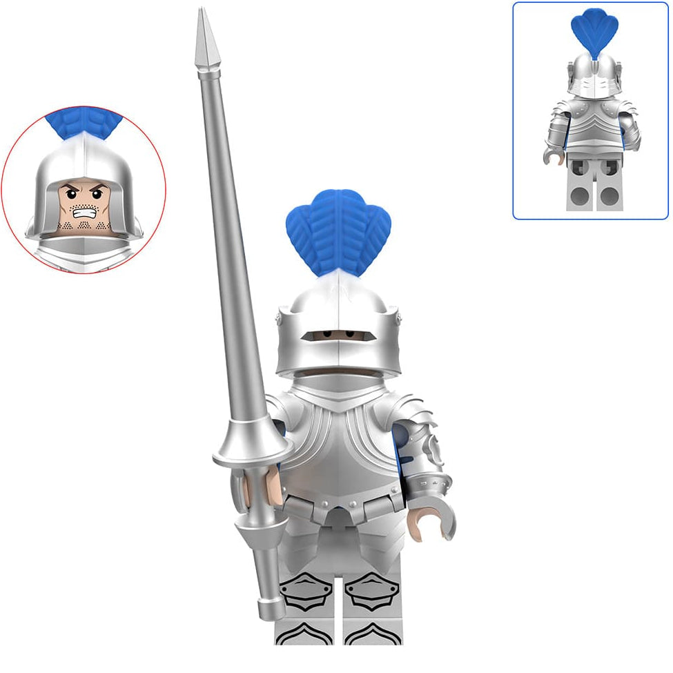 Goth Knight Custom Medieval Knight Minifigure1