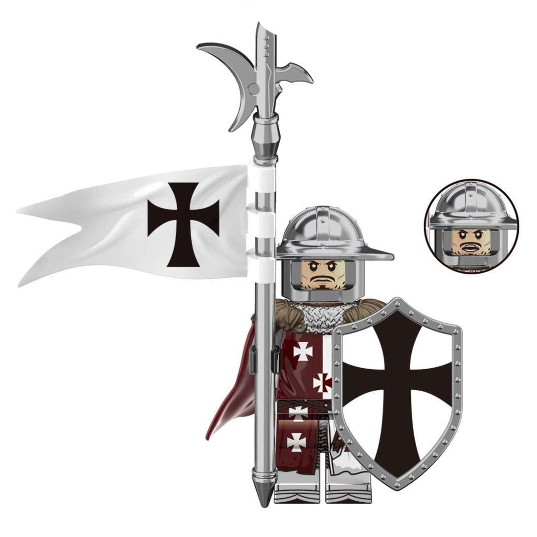 Knight of Tripoli Bannerman Custom Crusade Minifigure1