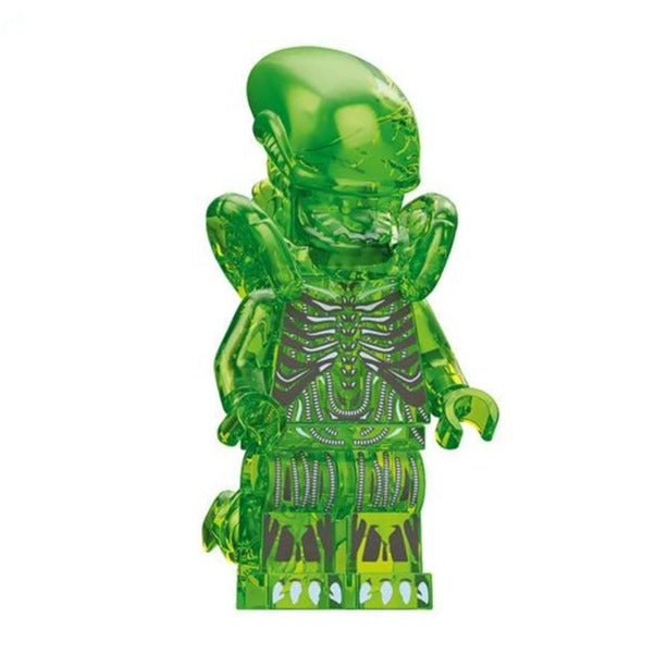 Aliens Transparent Green Xenomorph Minifigure1