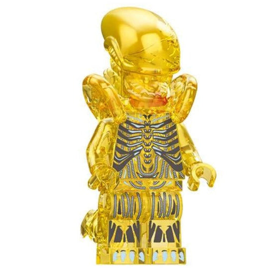 Aliens Transparent Yellow Xenomorph Minifigure1