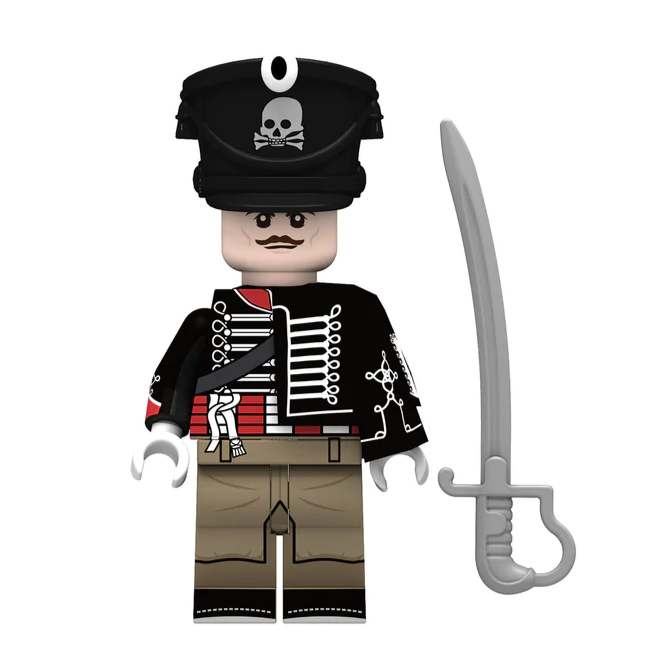 Prussian Skeleton Hussars Soldier Minifigure1