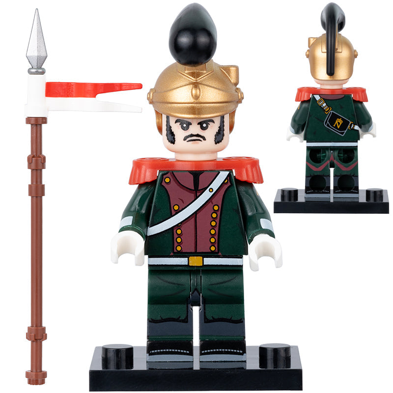 French Lancer Soldier Minifigure1