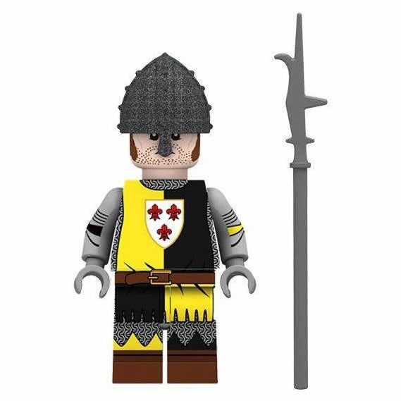Medieval Knight with Bec De Corbin Custom Minifigure1