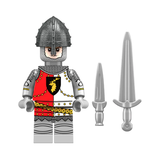Medieval Soldier Custom Minifigure1
