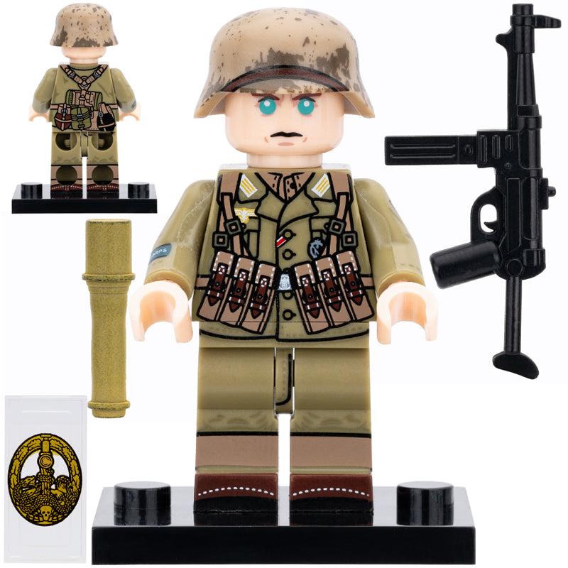 German Africa Corps Soldier Custom Minifigure1