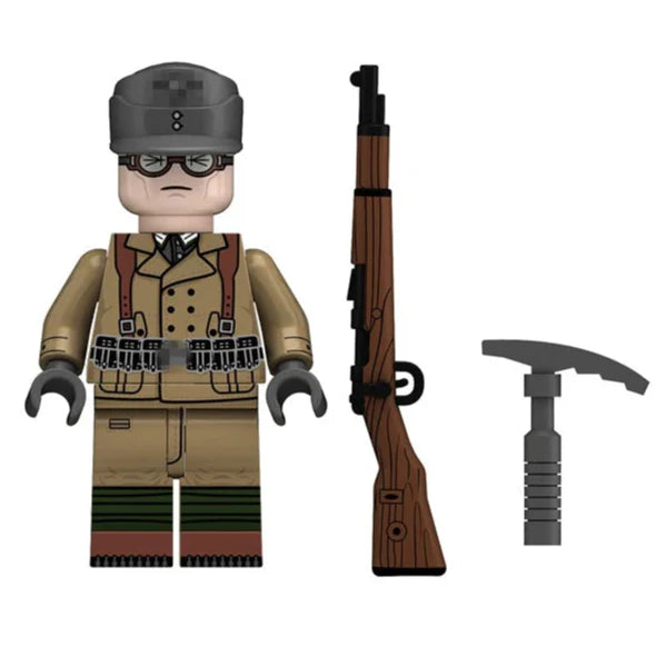 WW2 German Gebirgsjager Soldier (98K) Custom Military Minifigure1