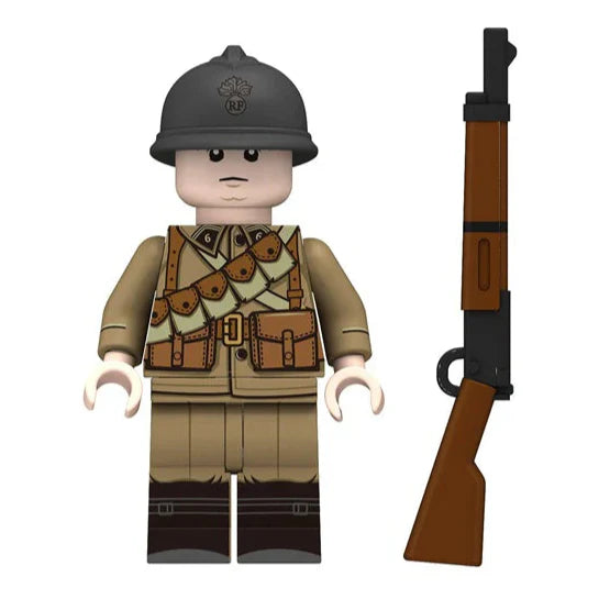 WW2 French Dragoon Regiment Soldier Custom Military Minifigure1