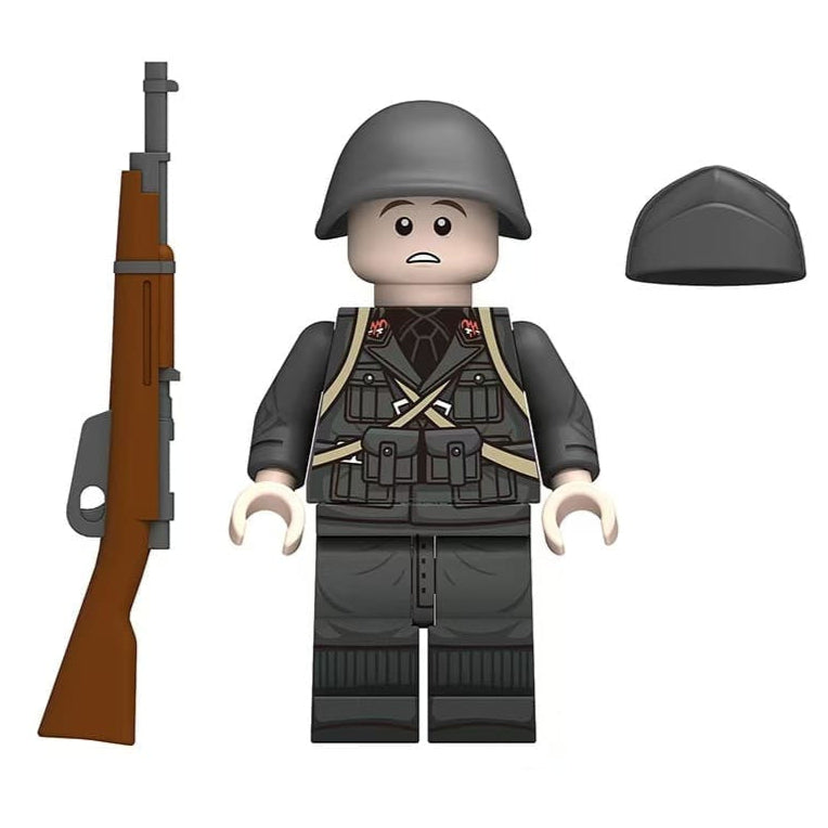 WW2 Italian Infantry Soldier (Carcano) Custom Military Minifigure1