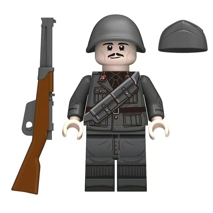 WW2 Italian Infantry Soldier (Carcano) Custom Military Minifigure2