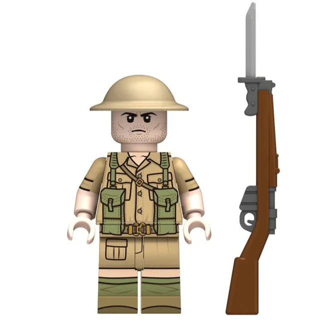 WW2 British Army SAS Soldier Custom Military Minifigure1