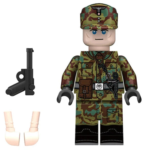 Telo Panzer Troops Custom WW2 German soldiers Minifigure1