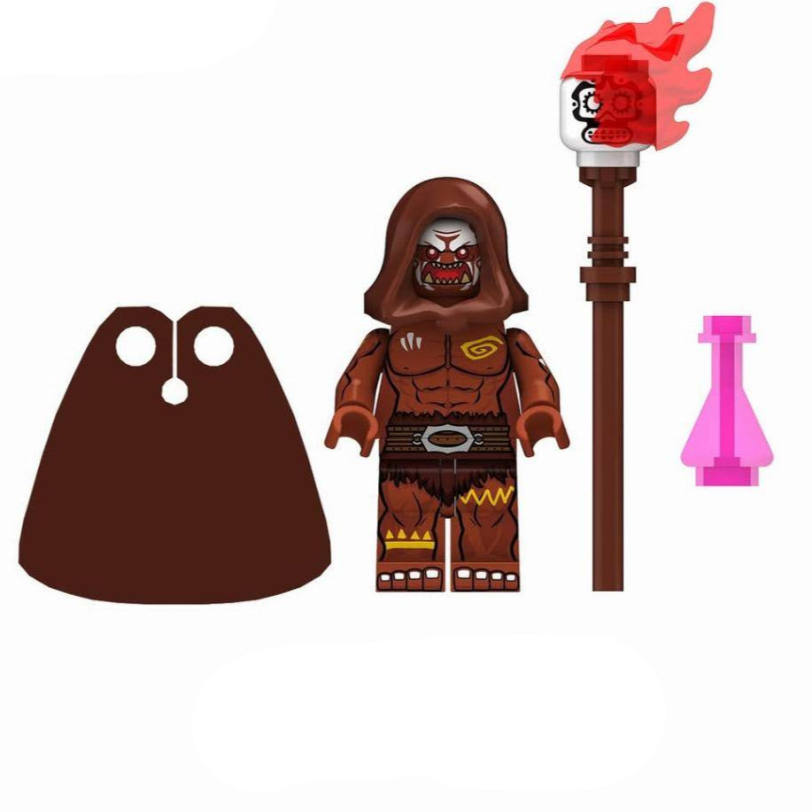 Orc Mage Custom Warcraft Game Minifigure