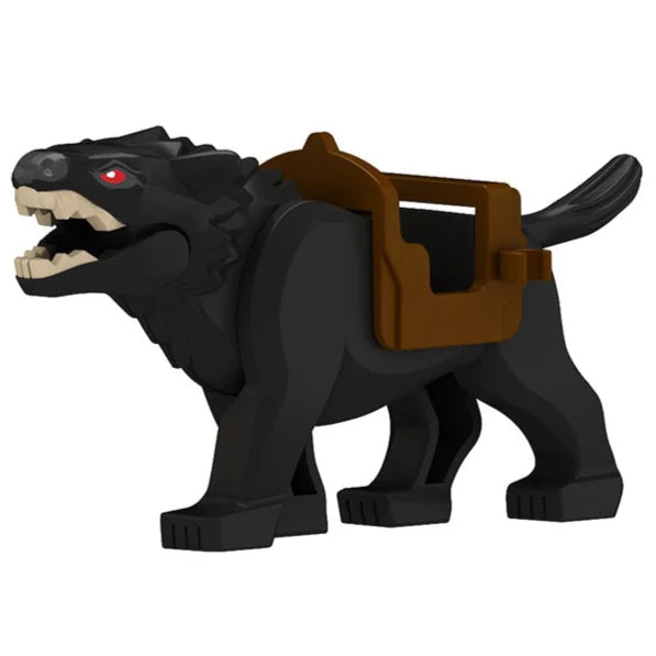 Black Wolf Custom Lord of the Rings Minifigure1