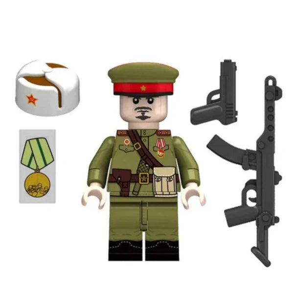 Soviet Infantry Soldier Custom Minifigure1