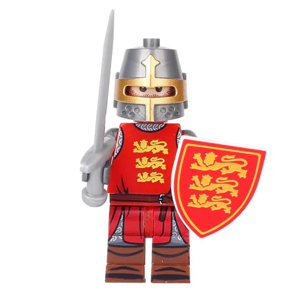 English Knight From Lego Castle Custom Soldier Minifigure1