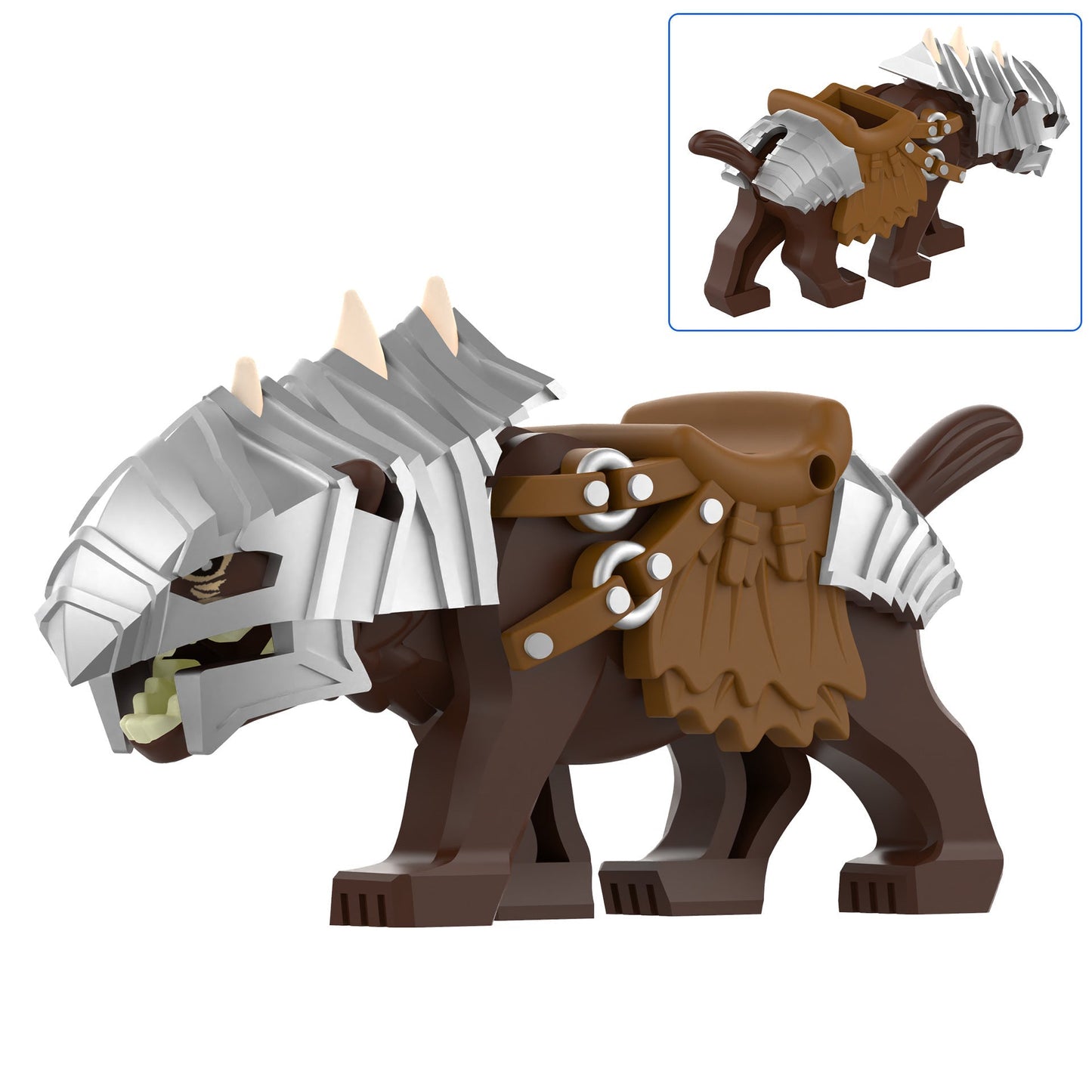Brown Wolf Custom Lord of the Rings Minifigure