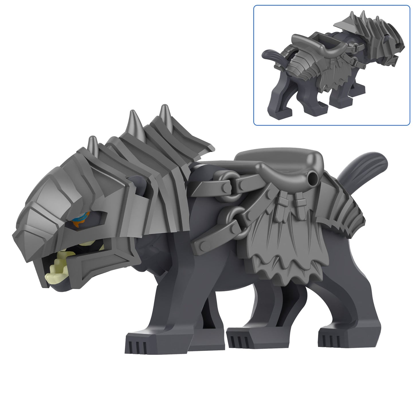 Grey Wolf Custom Lord of the Rings Minifigure1