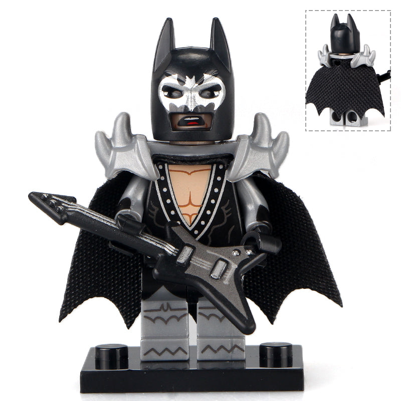 Glam Metal Batman Custom DC Comics Superhero Minifigure1