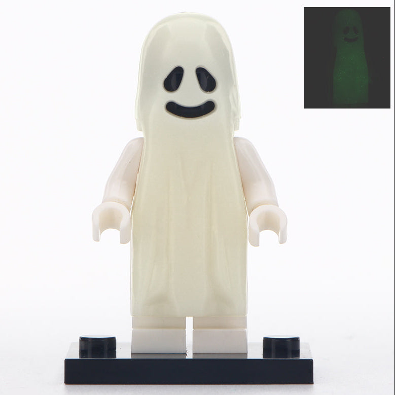 Glow in the Dark Ghost Custom Horror Minifigure1