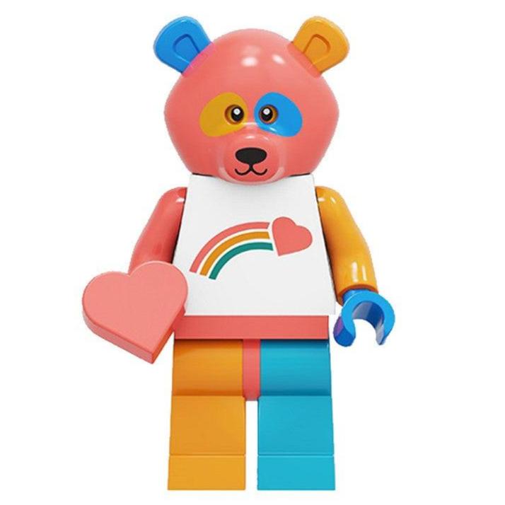 Rainbow Bear Costume Custom Minifigure1