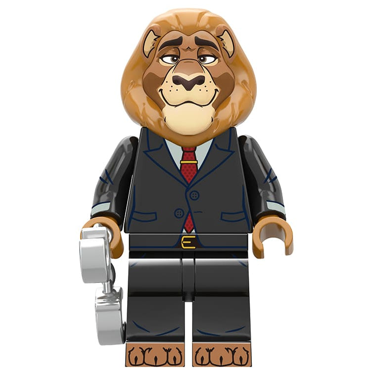 Mayor Lionheart From Zootopia Disney Custom Minifigure1