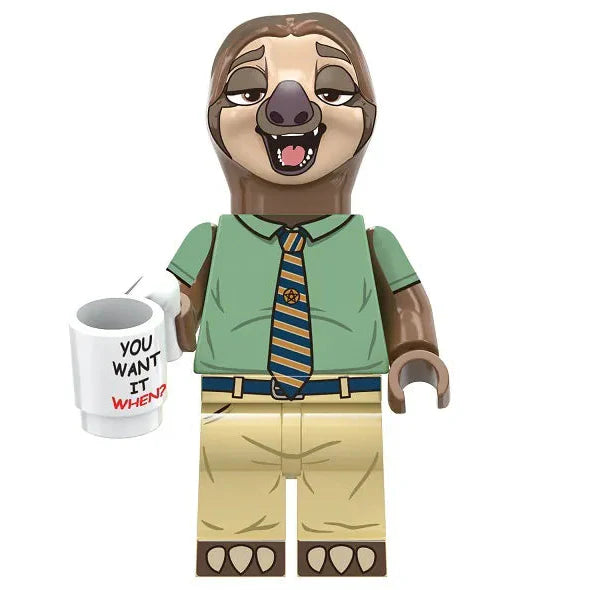 Flash From Zootopia Disney Custom Minifigure1