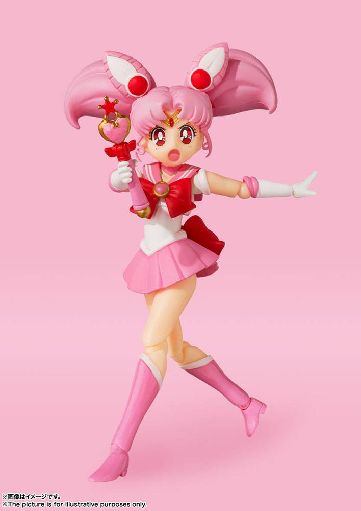 Sailor Moon S.H. Figuarts Action Figure Sailor Chibi Moon Animation Colour Edition 10cm6