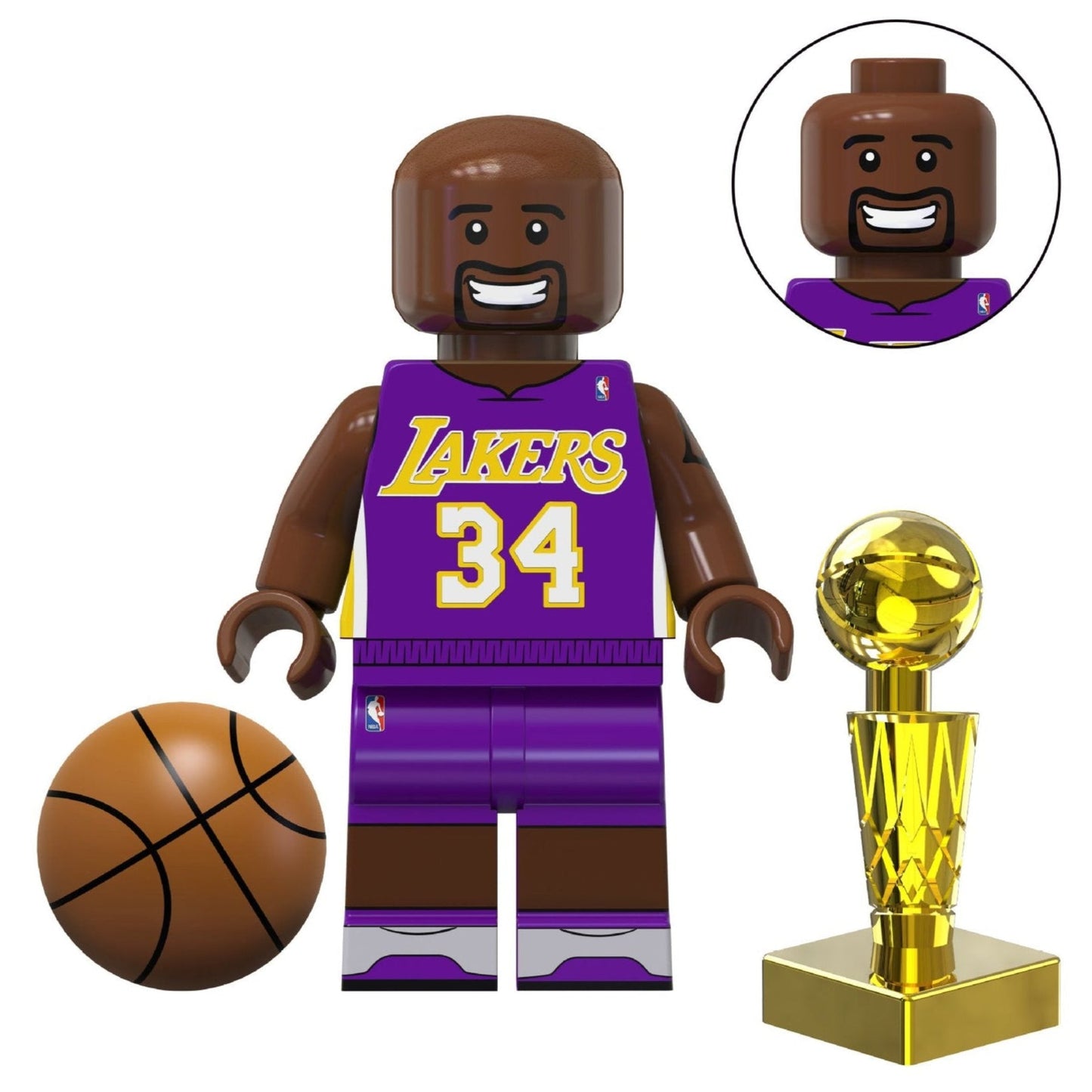 Shaquille O'Neal Custom Basketball Star Minifigure1