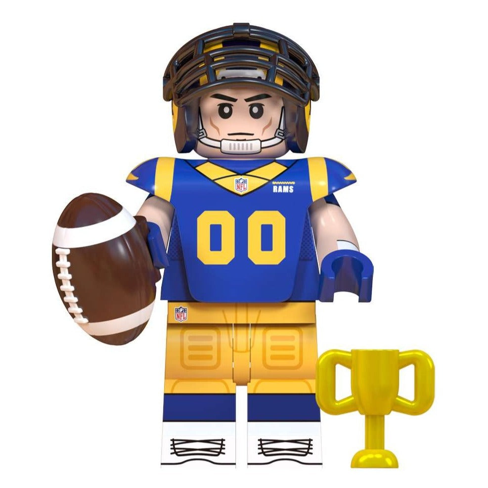 Los Angeles Rams American Football Player Minifigure1